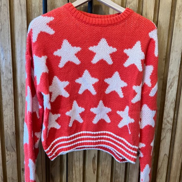 ASOS Sweater In Star Pattern - Size US 4 - Picture 3 of 5
